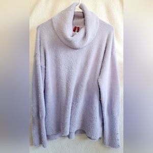 Women's Love Scarlett Lavendar Purple Pull Over Cowl Neckline Sweater